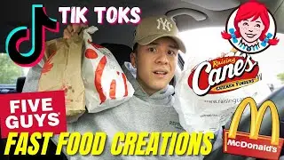 Trying VIRAL TikTok FAST FOOD Creations