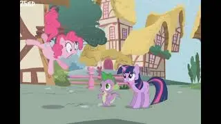 Pinkie Pie Runs Away From Twilight Sparkle (Reverse)