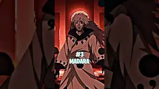 Top 100 strongest character in Naruto #naruto