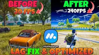 Ultimate Lag Fix In Low End Pc | Bgmi On Emulator | Mumu player 64bits