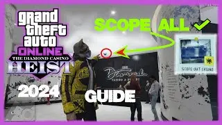 GTA 5 Online: Casino Heist - Scope All Access Points Guide | 4K 60FPS