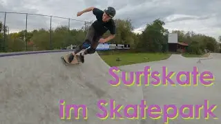 SURFSKATE Fun im Skatepark | Bioboards & BTFL Aurelia Surfksates | Longboarding Germany