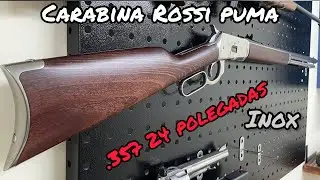 CARABINA PUMA ROSSI Inox calibre .357 Magnum cano octogonal 24 polegadas ( unboxing )