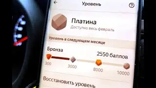 УРОВЕНЬ в Таксометре Яндекс Про (Бронза, Серебро, Золото, Платина)