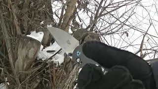 Тест замка ножа Ganzo G753
