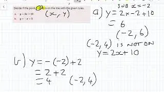 Graphing: Finding a point on a line
