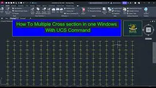 Multiple Cross Section in Autocad  1st Part
