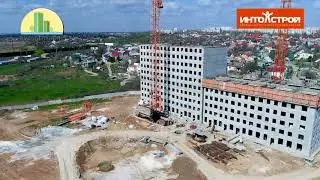 Съемка с квадрокоптера ЖК Лузановский парк 07.05.18
