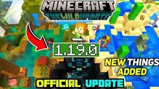 Minecraft Pe 1.19.0 Official Version Released | Minecraft 1.19 The Wild Update Official Released