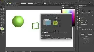 4. Use 3D Extrude and Bevel in Illustrator to Make a cube