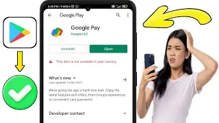 Fix This Item is Not Available in Your Country in Google Play Store | This Item is not available