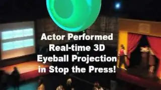 Actor Performed Real-time 3D Projection