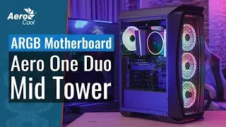 AeroCool Aero One Duo Mid Tower Case - Connecting the Hub to Your Addressable RGB Motherboard
