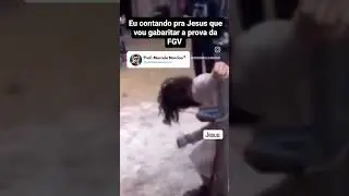 Jesus responde: nem eu que fiz tudo gabarito essa prova 😂
