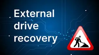How to recover data from an external hard drive