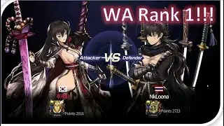 Brave Nine PVP World Arena Team (Rank 1)