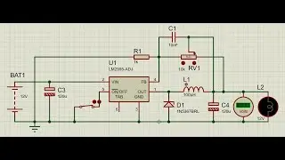 How to use switching regulator LM2595