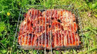 Шашлык из курицы в маринаде из малины без уксуса 