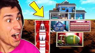 I Built a Nuclear Bunker UNDER MY HOUSE!