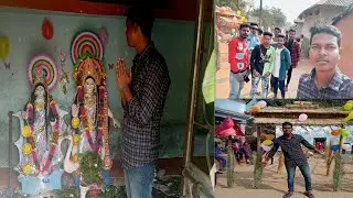 SARASWATI PUJA 2023 | কিভাবে সাজালাম 👆| খুব ENJOY করলাম | COLGATE দিয়ে বেলুন চিটানো আরও অনেক কিছু |