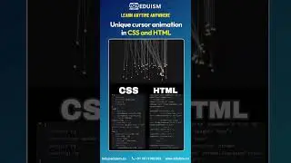 Unique Cursor Animation in CSS and HTML! #css #html #js #ai #ml #webdev #cssbeginners #coding #code