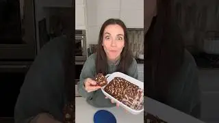 I lose weight eating this Sugar Free Chocolate Oat Bake  #shorts