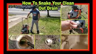 How To Snake your Clean Out Drain