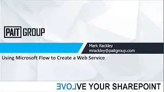Using Microsoft Flow to Create a Web Service