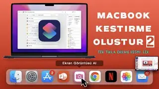 Mac'te Tek Tıkla Ekran Resmi Çek | MacBook Kestirme Oluşturma 2