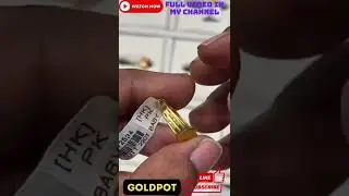 Lightweight Gold Ring Designs  #goldpot #gold #viral