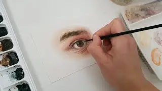 Watercolor Techniques to Paint a Realistic Eye