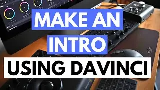 HOW TO MAKE A YOUTUBE INTRO USING DAVINCI RESOLVE 16/FUSION TUTORIAL
