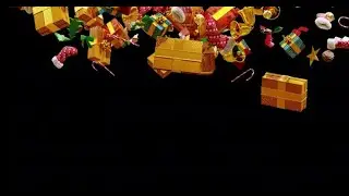 Collection Of Christmas 2024 Objects Explosion 03 4K | Motion Graphics template - Envato elements