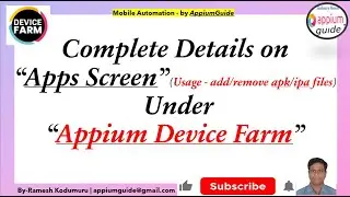 6.appium-device-farm - Complete Details on “Apps Screen” (Usage - add/remove apk/ipa files)