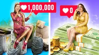 Unknown Rich Girl vs Famous Broke Girl
