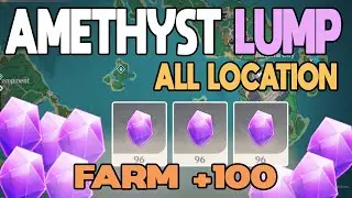Amethyst lump All location Genshin impact