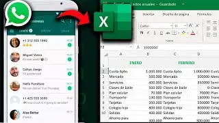 How to EXPORT Your WhatsApp Contacts to EXCEL - Easy and WITHOUT Extra APPS!