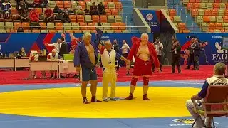Ракобати финали Хайрулло Назриев (ТЧК) бо Рассказов Александр(РУС) дар Чемпионати Чахон оид ба Самбо