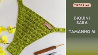 BIQUÍNI DE CROCHÊ - Biquíni Sara Tam M  @Marcosjuniorcroche