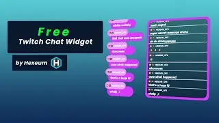 Free Twitch Chat Widget for StreamElements