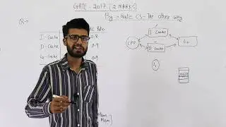 Gate 2017 pyq CAO | The read access times and the hit ratios for different caches in a memory