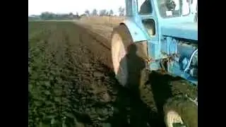 Т-40М вспашка
