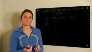 Ordering Acids and Bases