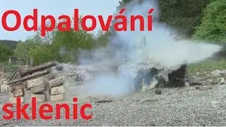 Vylomeniny-Odpalování sklenic kanónem!