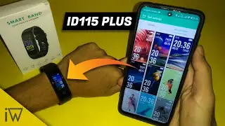 How to Set Any Wallpaper | Change Watch Face Theme  on ID115 Plus Band | Smartwatch