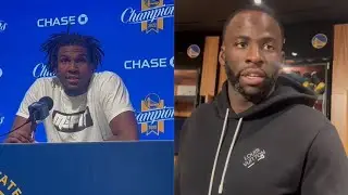 Kevon Looney on game winner, Draymond Green on if he’s tired “I’m paid to play basketball, brother…”