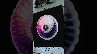 Jellyfish Strainer Acrylic pour ~ Fluid art for beginners