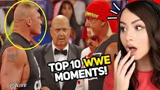 Girl watches 10 WWE Moments That Were Actually Unscripted - REACTION