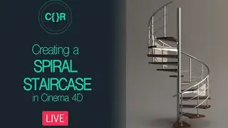 Cinema 4D: Creating a Spiral Staircase