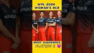 WPL rcb new playing 11 2024 #shorts  #viral